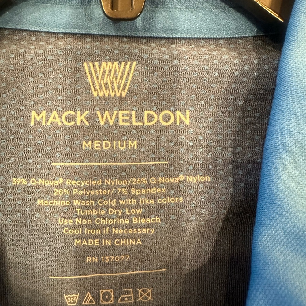 Mack Weldon Men’s Stealth Performance Polo. - Picture 4 of 4